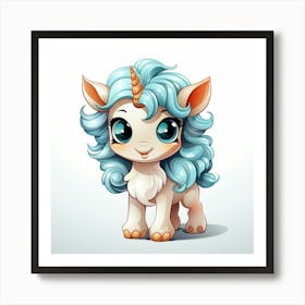 Cute Unicorn 8 Art Print