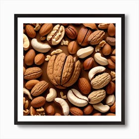 Nuts As A Logo (36) Art Print