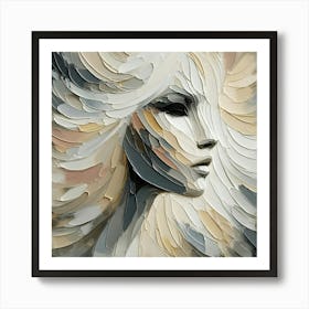 Woman'S Face 1 Art Print