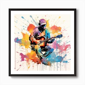 Acoustic Guitar 4 Art Print