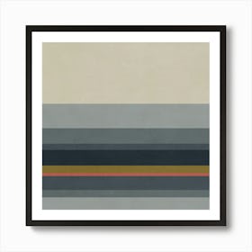 Colored Stripes - 03 Art Print