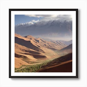 Desert Landscape - Desert Stock Videos & Royalty-Free Footage 2 Art Print