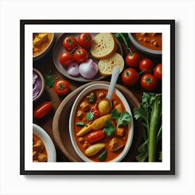 Thai Cuisine Art Print