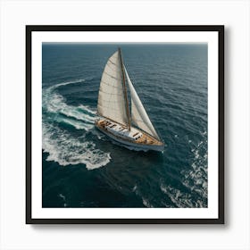 Default Experience The Serene Beauty Of A Birdseye View Of A B 0 Art Print