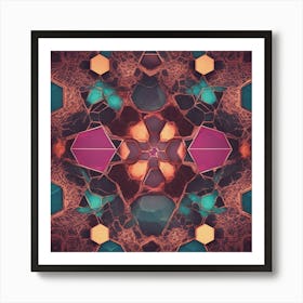 Abstract Fractal Pattern Art Print