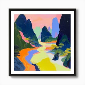 Abstract Travel Collection Vietnam 2 Art Print