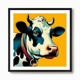 Pop Cow 1 Art Print