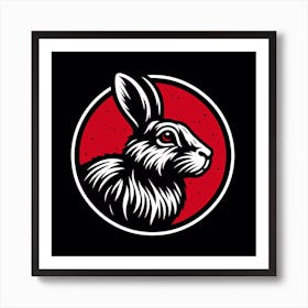 Rabbit Logo Art Print