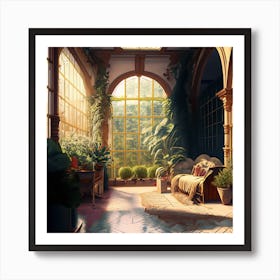 Room With Plants Art Print