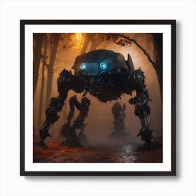 Robot In The Forest Affiche