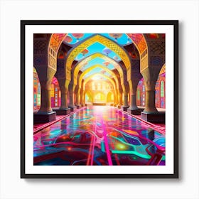 Iran Islamic Architecture Art Print