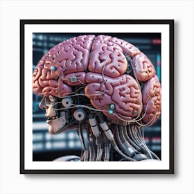 Brain Of A Robot 6 Art Print