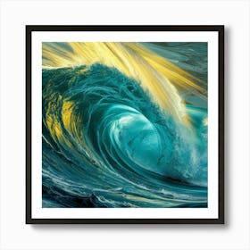 Ocean Wave Art Print