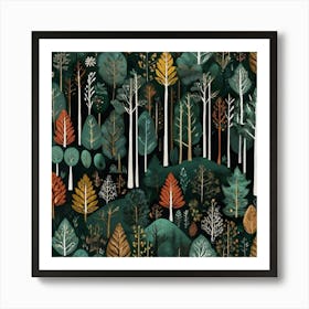 Autumn Forest Art Print