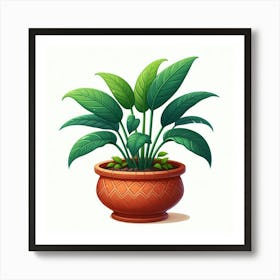 Potted Plant 9 Art Print