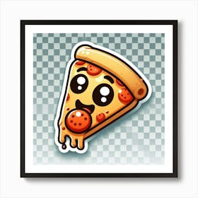 Pizza Sticker Art Print