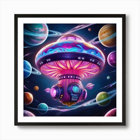 Spaceship Art Print