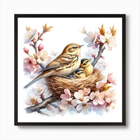 Bird In A Nest 1 Art Print