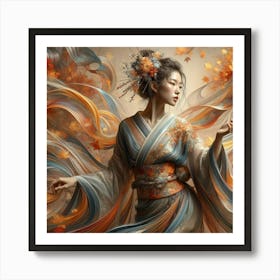 Asian Woman Art Print