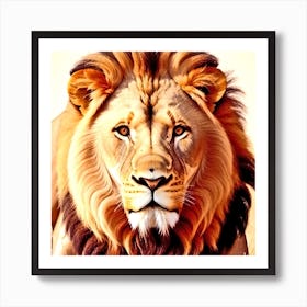 Lion Portrait 1 Art Print