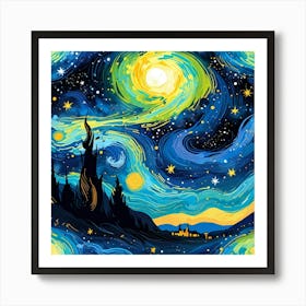 Starry Night 67 Art Print