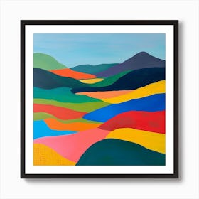 Abstract Travel Collection Sierra Leone 2 Art Print