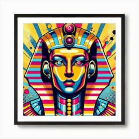 Pop Pharaoh Ankhesmenra Art Print