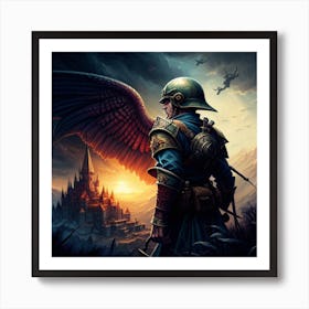 Angel Of War Art Print