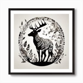 Deer Art Art Print