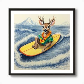 Hawaiian Deer 6 Art Print