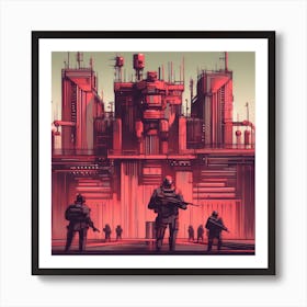 Futuristic City Art Print