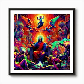 Throne Of Jesus Art Print