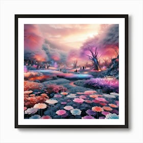 Fairy Garden 1 Art Print