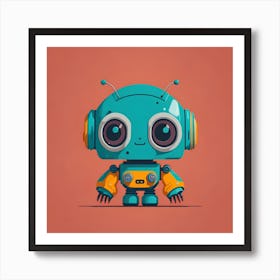 Little Robot 1 Art Print