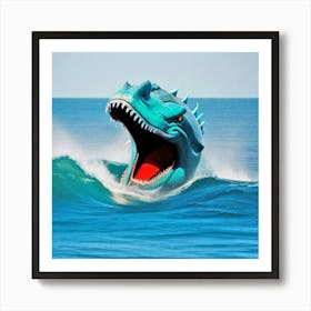 Lego Dinosaur Art Print