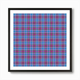 Plaid Pattern 53 Art Print