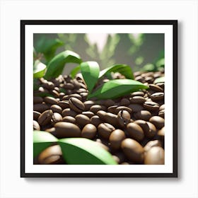 Coffee Beans 81 Art Print