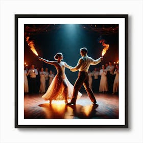 Dance Of The Flames Art Print