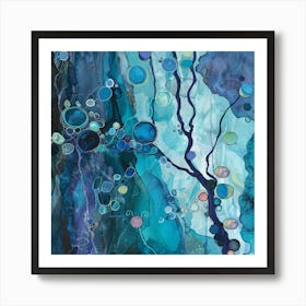 Bubbles And Bubbles Art Print