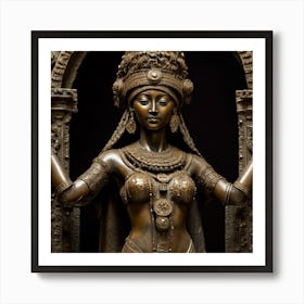 Statue of a Goddess Art Print