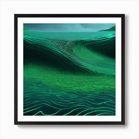 Ocean Wave Art Print