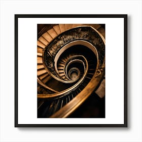 Spiral Staircase 1 Art Print