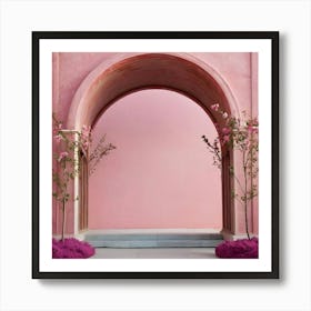 Pink Archway 13 Art Print