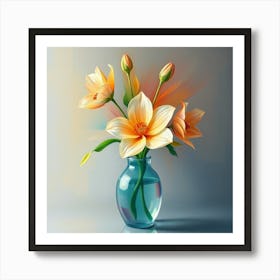 Flowers In A Vase Art Print