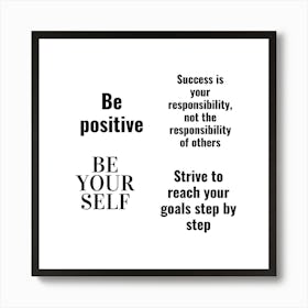 Be Yourself 1 Poster