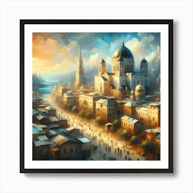 Fantasy City Art Print