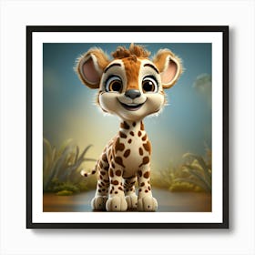 Giraffe 60 Art Print