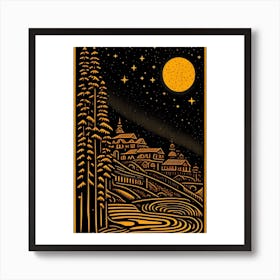 Night sky 3 Art Print