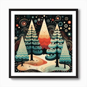 Winter Forest 1 Art Print