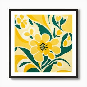 Yellow Flowers Art Print